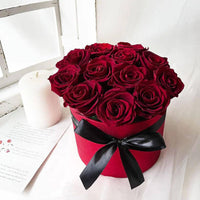 VR-ONE DOZEN RED ROSES IN A BOX ( Valentine's Special )