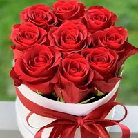 VR-9 big head roses in a box