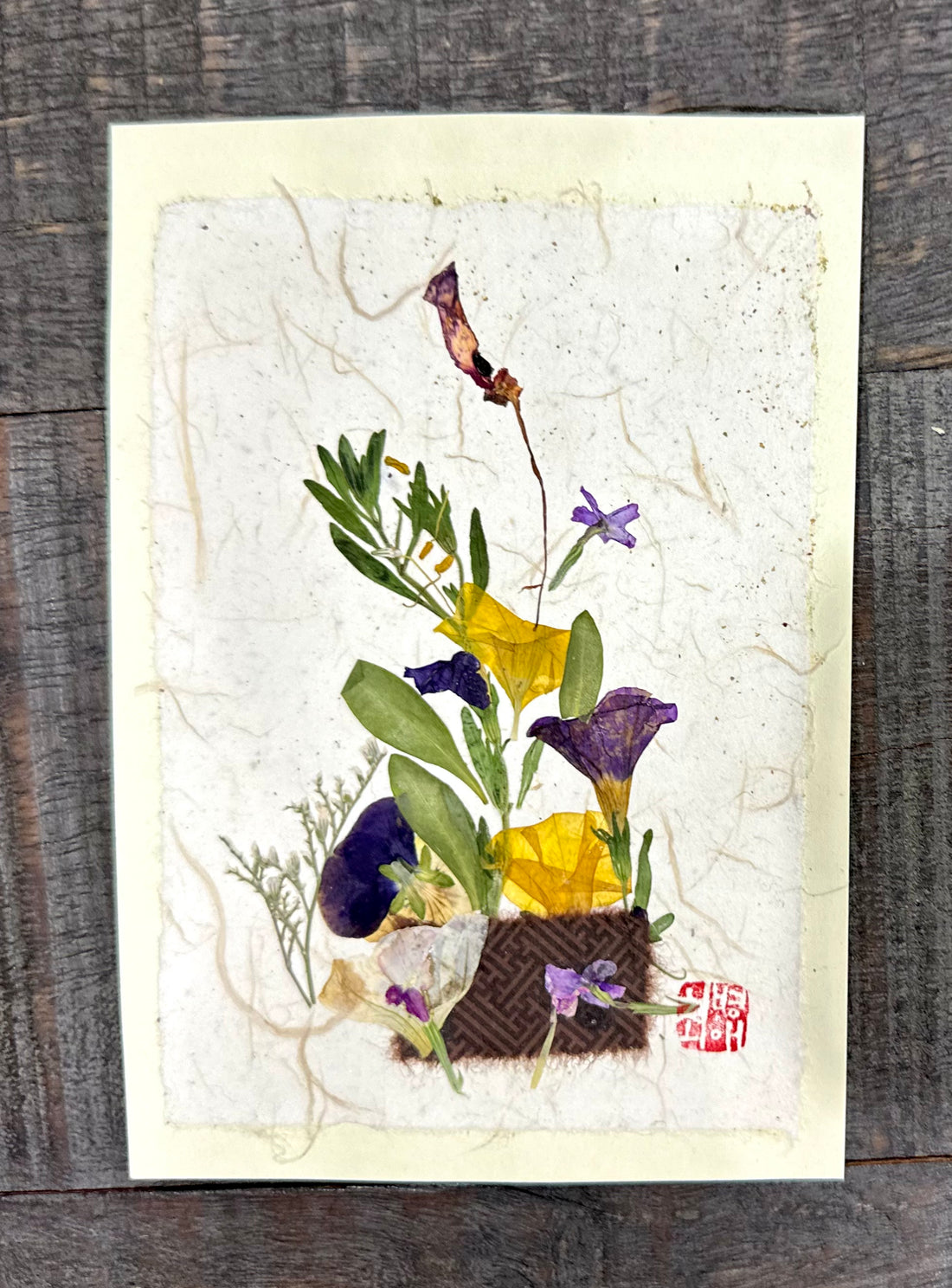 Handmade Pressed Flower Cards