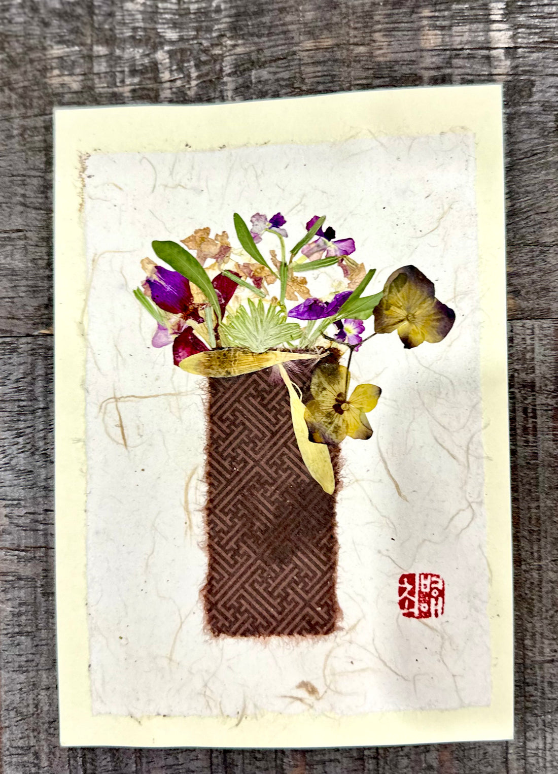 Handmade Pressed Flower Cards