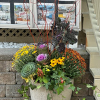Planter decoration-Fall
