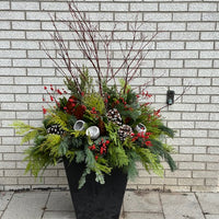 Planter decoration-Winter