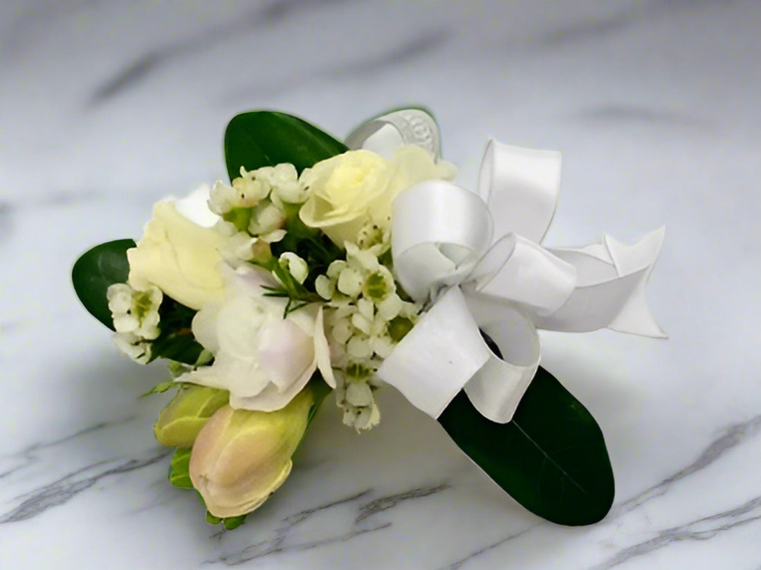 Classic Pearl Corsage