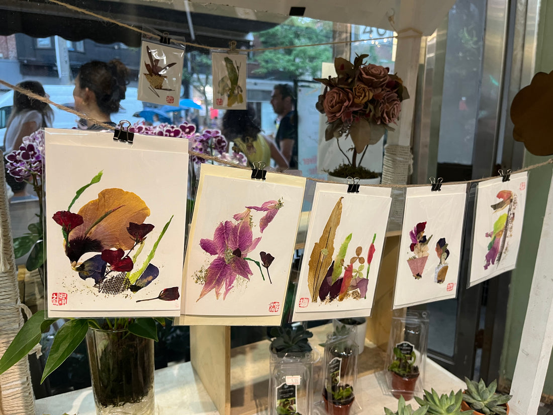 Handmade Pressed Flower Cards