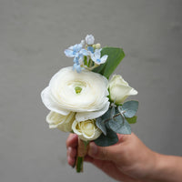 Ranunculus Charm Corsage and Boutonniere