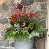 Planter decoration-Winter