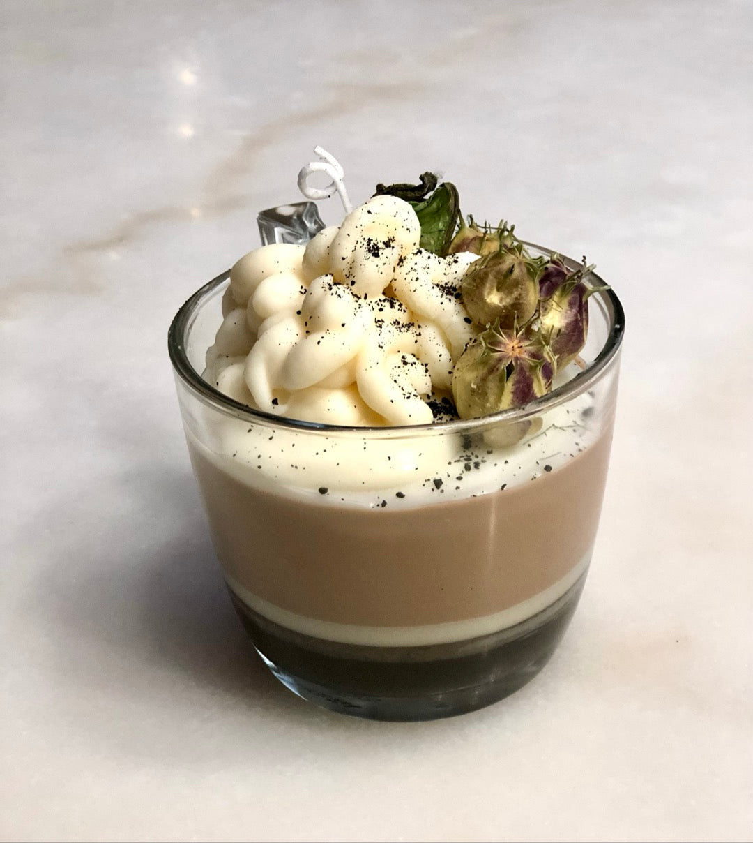 Layered Cappuccino Soy Candle