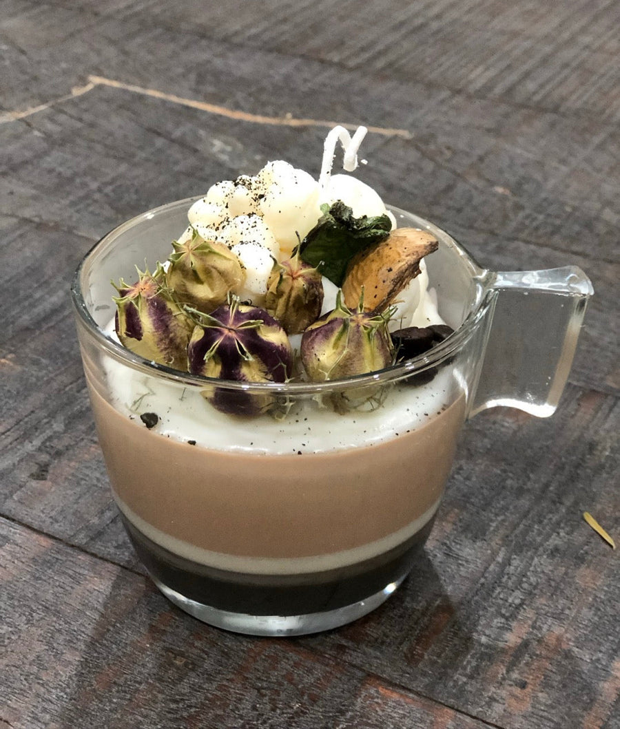 Layered Cappuccino Soy Candle