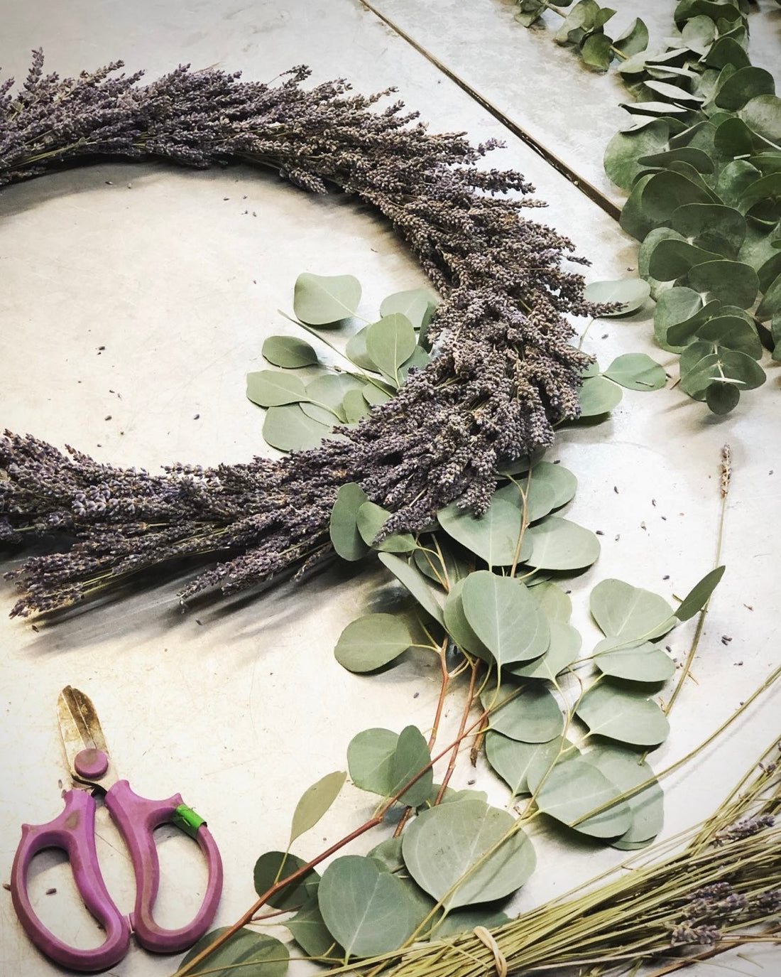 Lavender & Eucalyptus Serenity Wreath