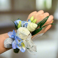 Midnight Blue Corsage & Boutonnier