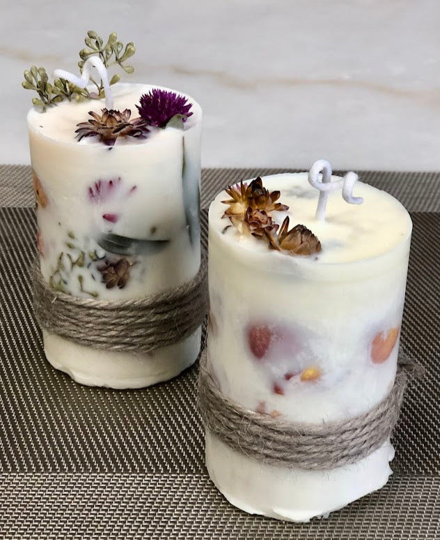 Rustic Botanical Soy Candle