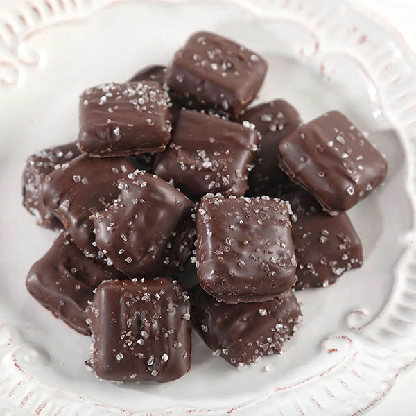 Mascot Dark Chocolate Sea Salt Caramels Box