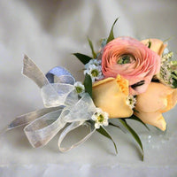 Blush & Gold Radiance Corsage/boutonnier