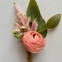 Blush & Gold Radiance Corsage/boutonnier