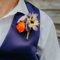 Vibrant Bloom Corsage & Boutonnier