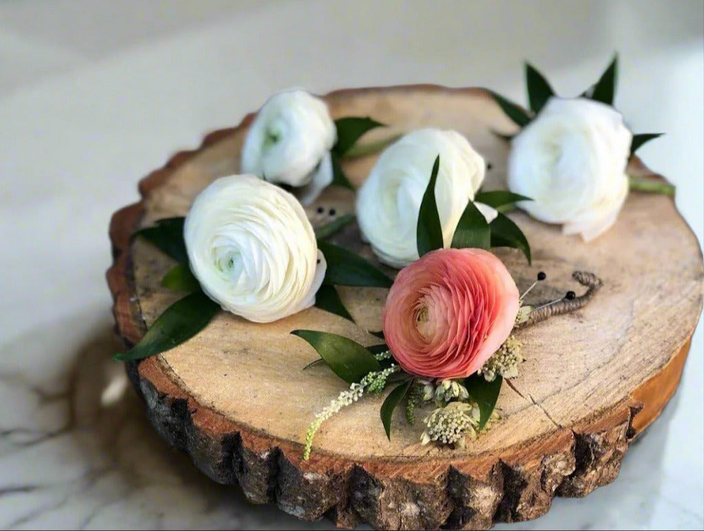 Ranunculus Charm Boutonniere