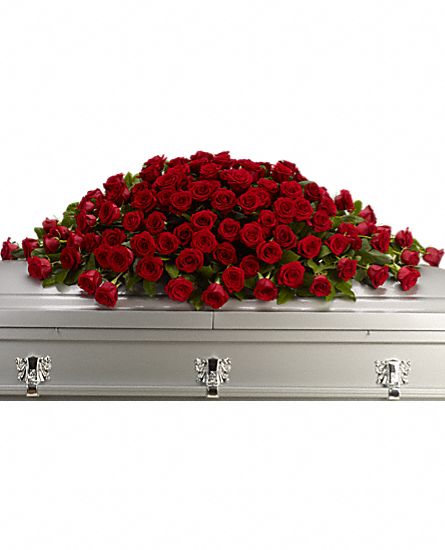 SC-Red Rose Casket