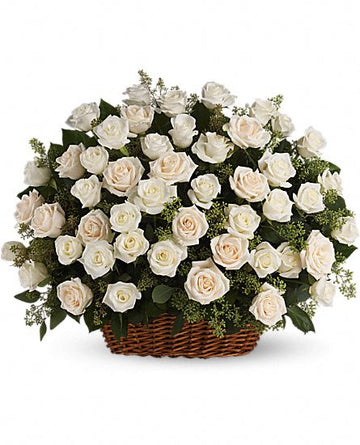 SA-Bountiful Rose Basket